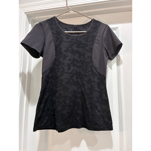 Lululemon Swiftly Tech Short Sleeve Top 2.0 Camo Athletic Workout Shirt - Picture 1 of 5